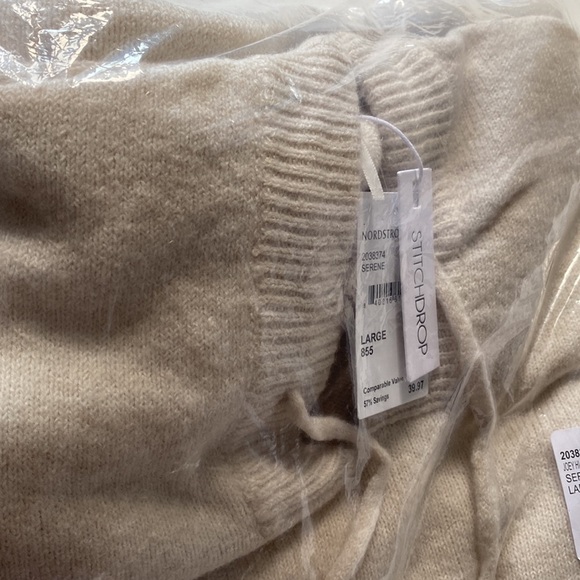 StitchDrop Women's Joey Hi-Low Pocket Hoodie Midi Dress In Serene, Size L, NWT - Picture 9 of 11